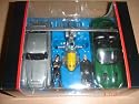 Corgi James Bond 007 special Edition Small gyrocopter, Aston Martin DB5 , Jaguar XKR and 2 Figures