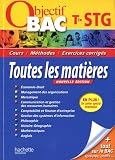 Toutes les matières Tle STG