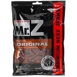 Mr. Z Premium Beef Jerky Original Flavor, 4-Ounce Bags (Pack of 6)
