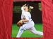 Oakland Athletics Rich Harden Autographed 11x14 Photo, Proof Photo of Rich Signing for Us.
