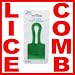 2 Lice Combs Head Pet Flea Hair Plastic Treatment Rid Fast Terminator Brush Nit