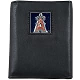 Los Angeles Angels of Anaheim Black Tri-Fold Leather Executive Wallet