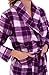 Del Rossa Women's Flannel Robe, Soft Cotton Bathrobe