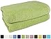 SALBAKOS 100% Turkish Cotton Jumbo Bath Sheet Towel Oversized 40x80 inch | Premium Hotel & Spa Quality, Soft, Absorbent, XL Bath Towels | Made in Turkey (Pack of 1, Green, Jumbo Bath Sheet)