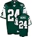 Darrelle Revis Jersey: Reebok Green Replica #24 New York Jets Jersey - Large