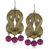 Trina Turk Cleopatra Pink And Gold Plated Drop