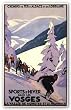 Sports d'Hiver by Roger Broders 38"x24" Art Print Poster
