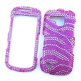 Samsung Continuum i400 (Verizon) Snap-on Protector Hard Case Rhinestone Cov ....