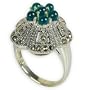 Rings Sterling Silver Green Onyx Gemstone Jewelry US Size 6 1/2