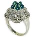 Rings Sterling Silver Green Onyx Gemstone Jewelry US Size 6 1/2