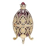 Alexander Palace Faberge-style Enameled Eggs