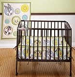 Baby Looney Tunes Circles Portable Crib Bedding 3-piece Set