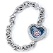 MLB Women's MH-CHI Heart Collection Chicago Cubs Watch