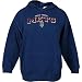 New York Mets MLB Youth JV Hooded Sweatshirt (Full Front Logo) (Dark Royal Blue)