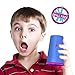 Wow Cup for Kids Original 360 Sippy Cup, Pink with Blue Lid, 9 oz