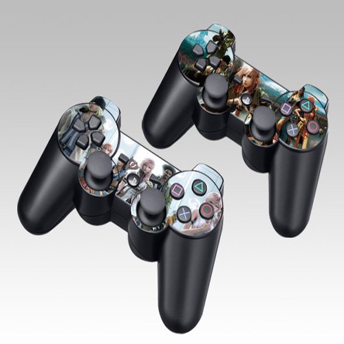 Final Fantasy Design Skin Decal Sticker for the PS3 (Playstation 3) Controller (2pcs in 1)