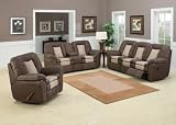 3pc Modern Reclining Leather Sofa Set #AC-CARSON 3pc Modern Reclining Leather Sofa Set #AC-CARSON
