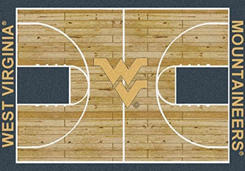 West Virginia Mountaineers NCAA Area Rug - Home Court (10'9" x 13'2")