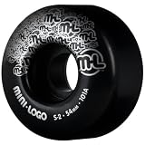 Mini-Logo S2 Wheels 54mm 101A Black (Set of 4)