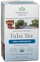 Organic India Tulsi India Breakfast, 19-Ounce Boxes (Pack of 6)