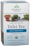 Organic India Tulsi India Breakfast, 19-Ounce Boxes (Pack of 6)