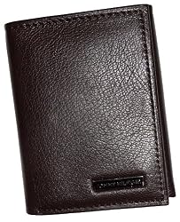 Men's Tommy Hilfiger Trifold & Valet Wallet Brown