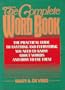 The Complete Word Book: The Practical Guide to Anything and Everything You Need to Know About Words and How to Use Them