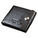 BININBOX New Mens Short Bifold Suction Button Leather Wallet Purse ID/Card Clutch Holder
