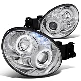 02-03 SUBARU IMPREZA CHROME CLEAR PROJECTOR HEAD LIGHTS by Spec-D Tuning