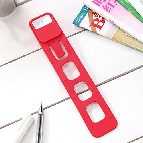 2014 New Fashion Creative Christmas Gift DIY Mini Bookmarker Lamp, Flexible Design for Rich Your Fantasyland and Multi Function (Red Color)