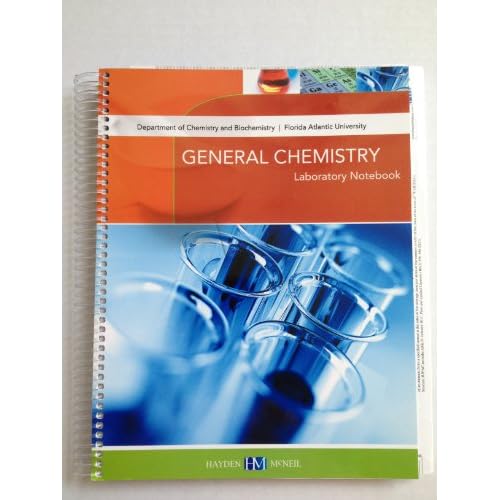 General Chemistry Laboratory Notebook Florida Atlantic University Ande