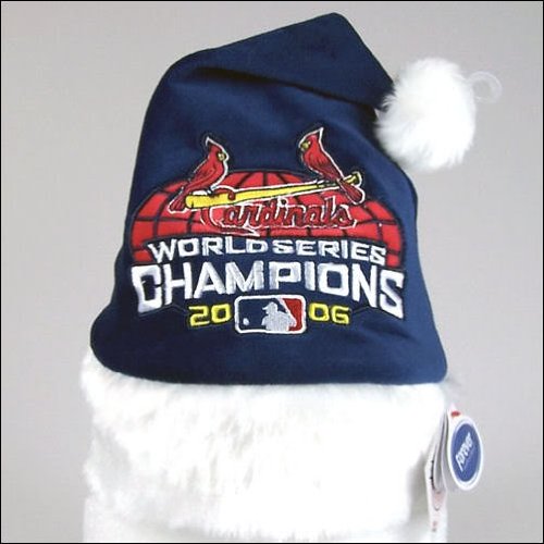 ST. LOUIS CARDINALS WORLD SERIES KIDS SIZE SANTA HAT!