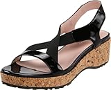 IMAGE OF Taryn Rose Women's Nieve Sandal,Black,8 M US