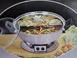 Shabu Shabu Hot Pot, Electric Mongolian Hot Pot with Divider