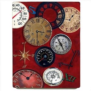 Measurement in Time Large Wall Clock
