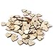 LEORX 50pcs 40mm Blank Wood Slices Discs for DIY Crafts Embellishments