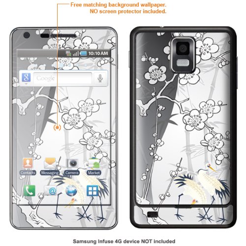 Protective Decal Skin STICKER for AT&T Samsung Infuse 4G case cover Infuse-413