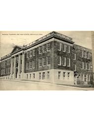 Entertainment Memorabilia: Manual Training and High School Rockville, Connecticut Original Vintage Postcard - The Collotype Co.