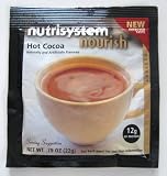 Review Nutrisystem  / Lot of 10 ~ NutriSystem Nourish Hot Cocoa Dessert 12 g of protein