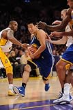 Golden State Warriors v Los Angeles Lakers: Jeremy Lin and Kobe Bryant Photographic Poster Print by Noah Graham, 8x12