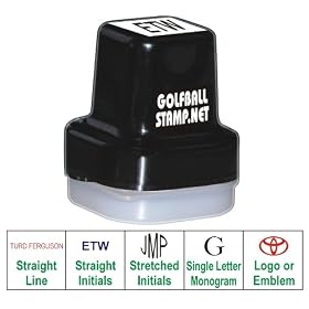 Personalized Golf Ball Stamp