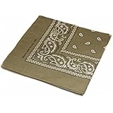 Paisley One Dozen Cowboy Bandanas