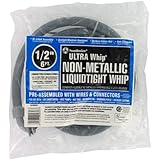 Southwire 55189407 1/2-Inch 6-Feet 10/3 ULTRA Whip-Pre-Assembled Non-Metallic Liquid tight Hook-Up Whip