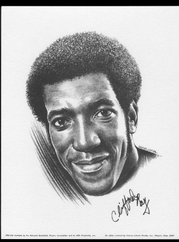1974 Clifford Ray Chicago Bulls Lithograph