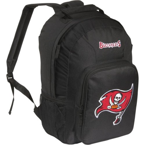 NFL Tampa Bay Buccaneers Southpaw Backpack (Black, Medium)