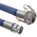 Goodyear EP Cold Blue PVC Suction/Discharge Hose Assembly, Aluminum Cam And Groove Couplings