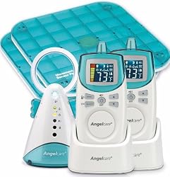 Angelcare Baby Movement and Sound Monitor Deluxe Plus, Blue