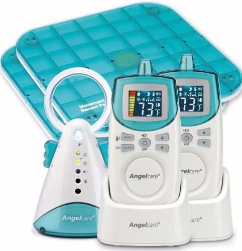 Angelcare Baby Movement and Sound Monitor Delux Plus, Blue