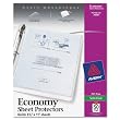 Avery Top-Load Poly Sheet Protectors, Economy Gauge, Letter Size, Semi-Clear, 50 per Box (74098)