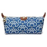 Apple & Bee Compact Cosmetic Case - Lotus Blue